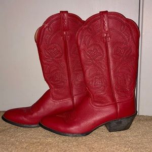 Ariat Heritage Western Red Cowgirl Boots